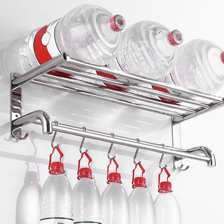 Lisslune | Modern Bathroom Accessory Set Stainless Steel Bathroom Shelf Bathroom Set