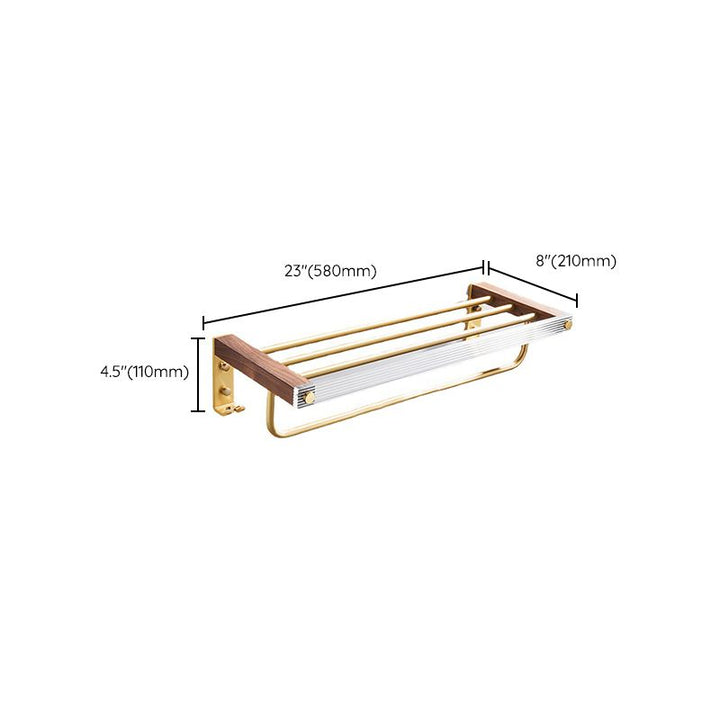 Lisslune | Metal Minimalist Bathroom Accessory individual or in Set in Gold