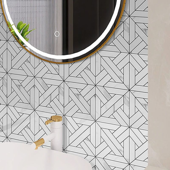 Lisslune | Modern Peel and Stick Tile Mosaic Tile Peel and Stick Splash Protection
