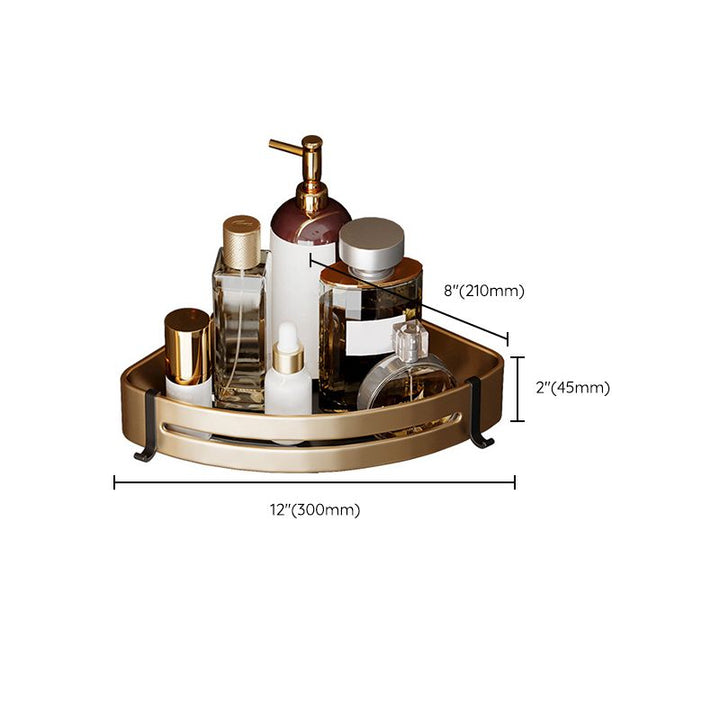Lisslune | Modern Gold Bathroom Accessories Set Bathroom Shelf Bathroom Accessories Set