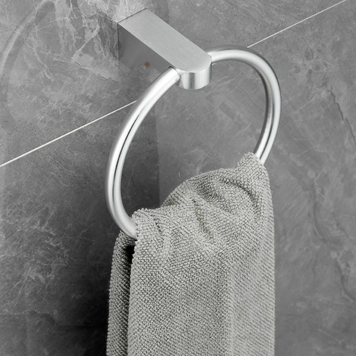 Lisslune | 6-piece chrome bathroom accessory as a single item or as a set with towel ring bar