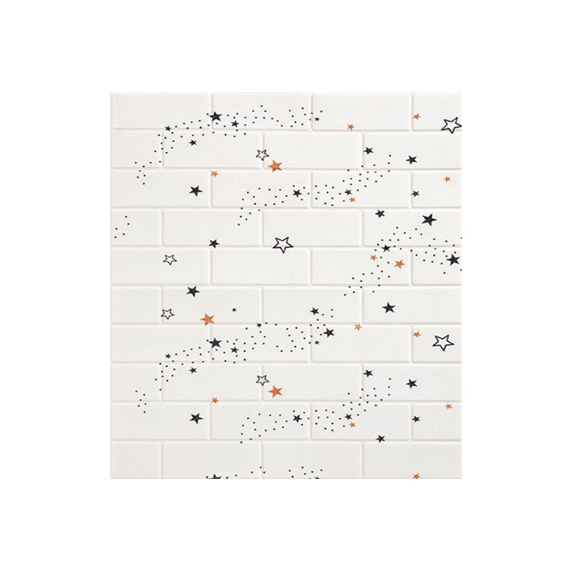 Lisslune | XPE Foam Wall Cladding Star Pattern Square Waterproof Wall Cladding for the Living Room