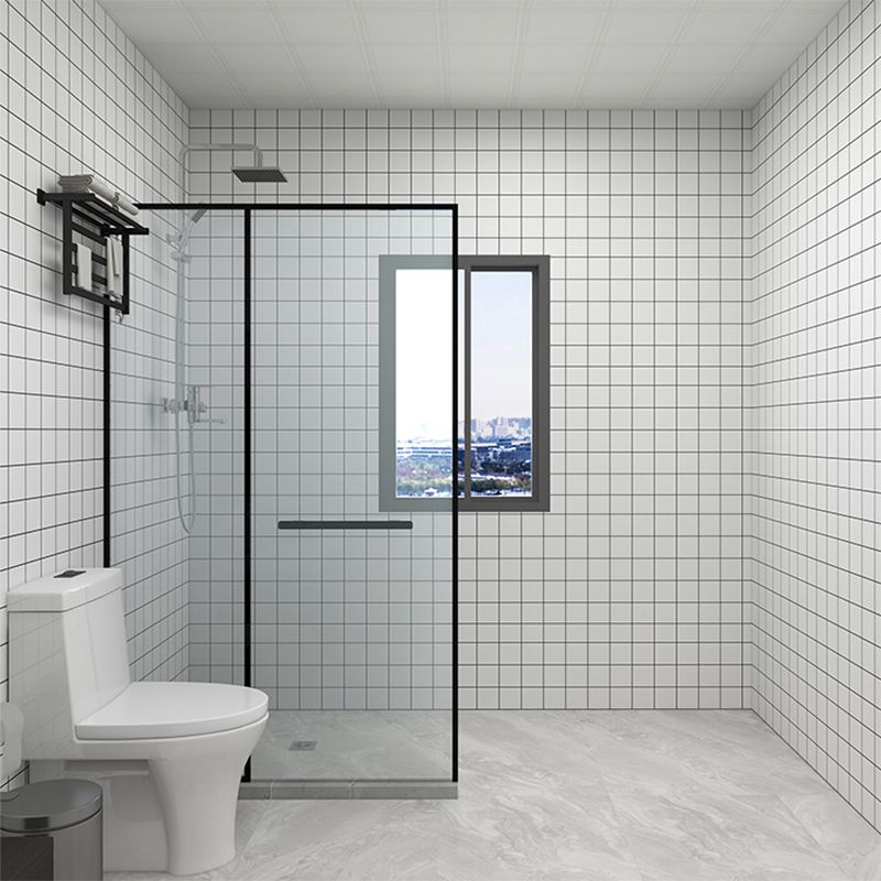 Lisslune | Modern Splash Protection Wallpaper Peel and Stick Mosaic Tile for Bathroom