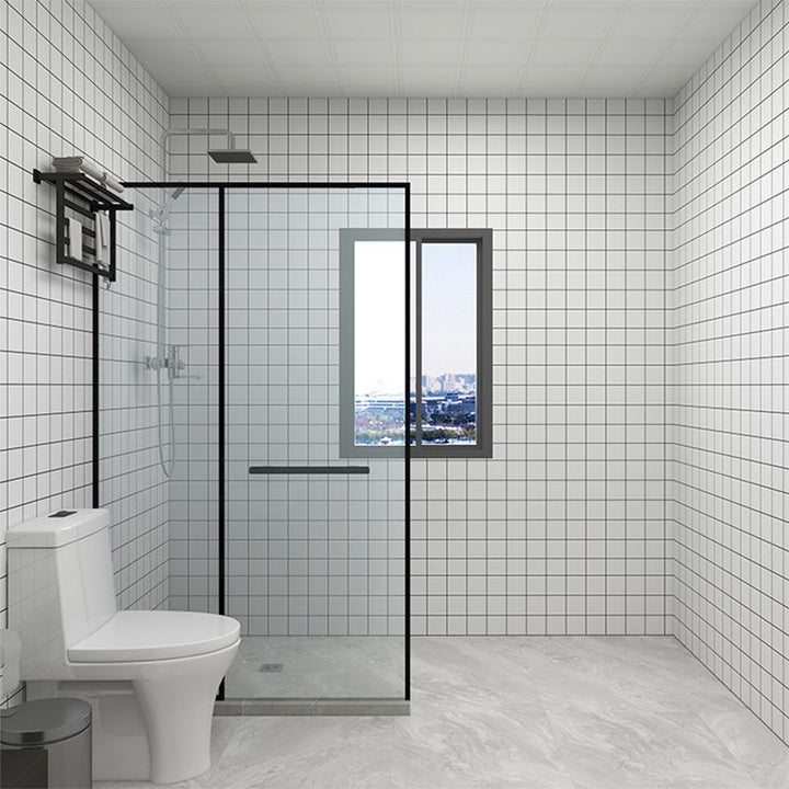 Lisslune | Modern Splash Protection Wallpaper Peel and Stick Mosaic Tile for Bathroom