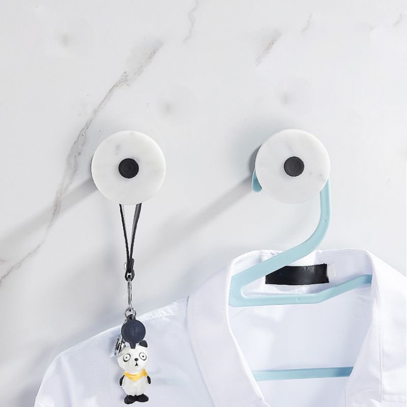 Lisslune | Matt Black Bathroom Accessory Set made of Metal & Marble with Bath Shelf/Towel Holder