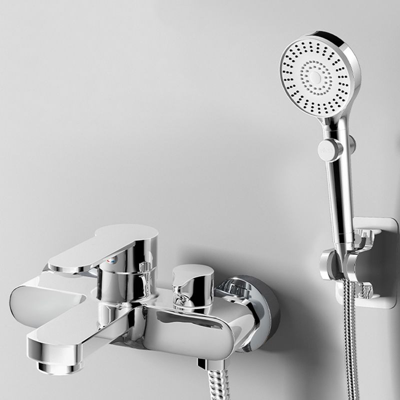 Lisslune | Popular Wall-Mounted Bathtub Faucet Fixed Lever Handle Bathtub Filler Trim