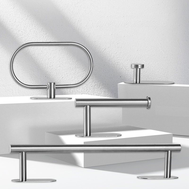 Lisslune | Metal Bathroom Set 4-piece Modern Style Bathroom Fixture Set