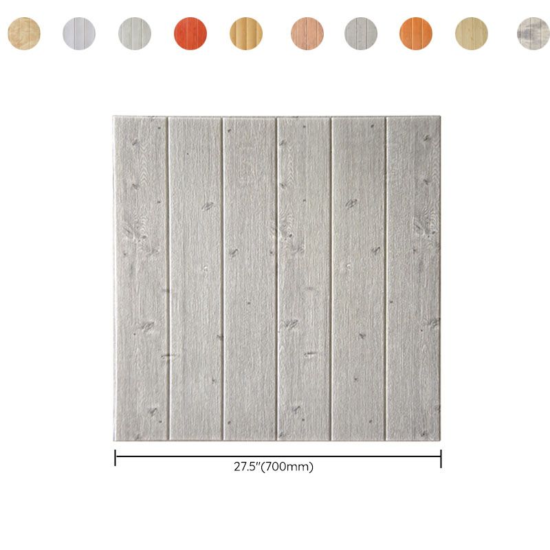 Lisslune | Polygon Peel and Stick Back Wall Tile PVC Wood Peel and Stick Tile