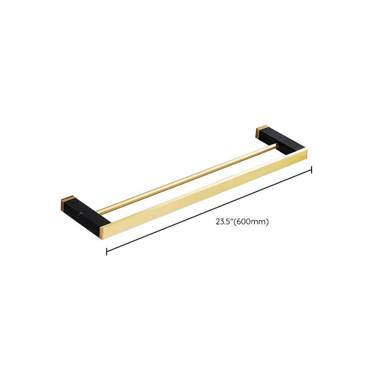 Lisslune | Metal and Marble Bathroom Minimalist Accessory as a Single Item or in a Set in Gold