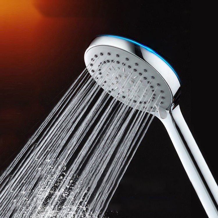 Lisslune | Modern Adjustable Handheld Showerhead Chrome Round Handheld Showerhead