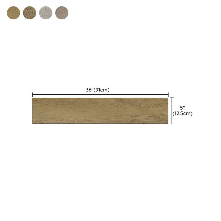 Lisslune | Contemporary Wood Tile Smooth Rectangle Teak Wood for the Living Room
