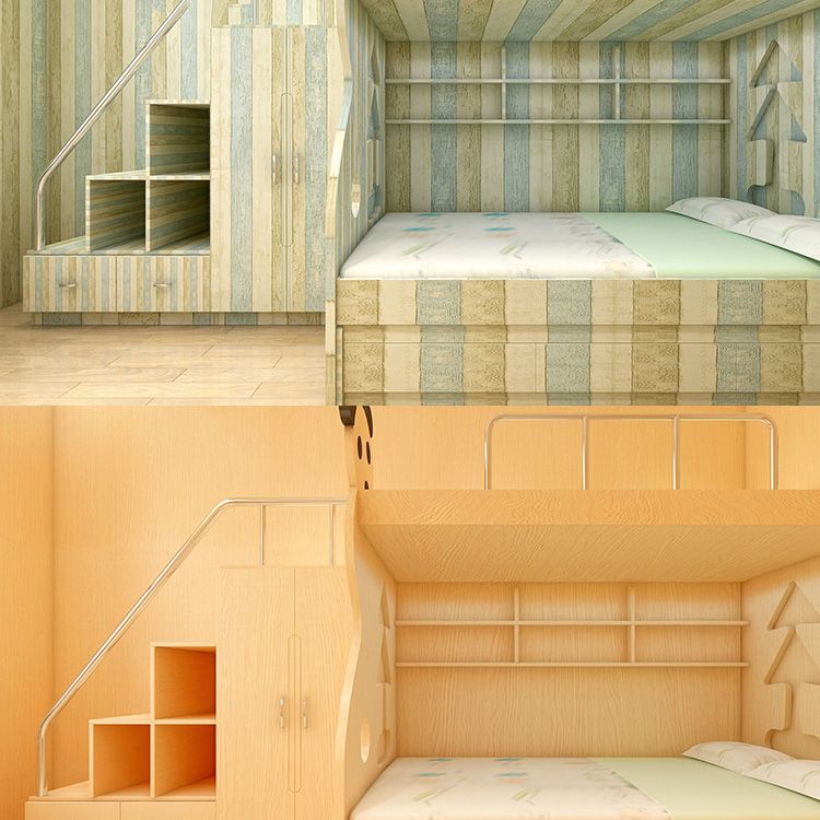 Lisslune | Modern Pearl Wainscoting PVC Wood Grain Wall Access Panel Peel and Stick Wall Tile