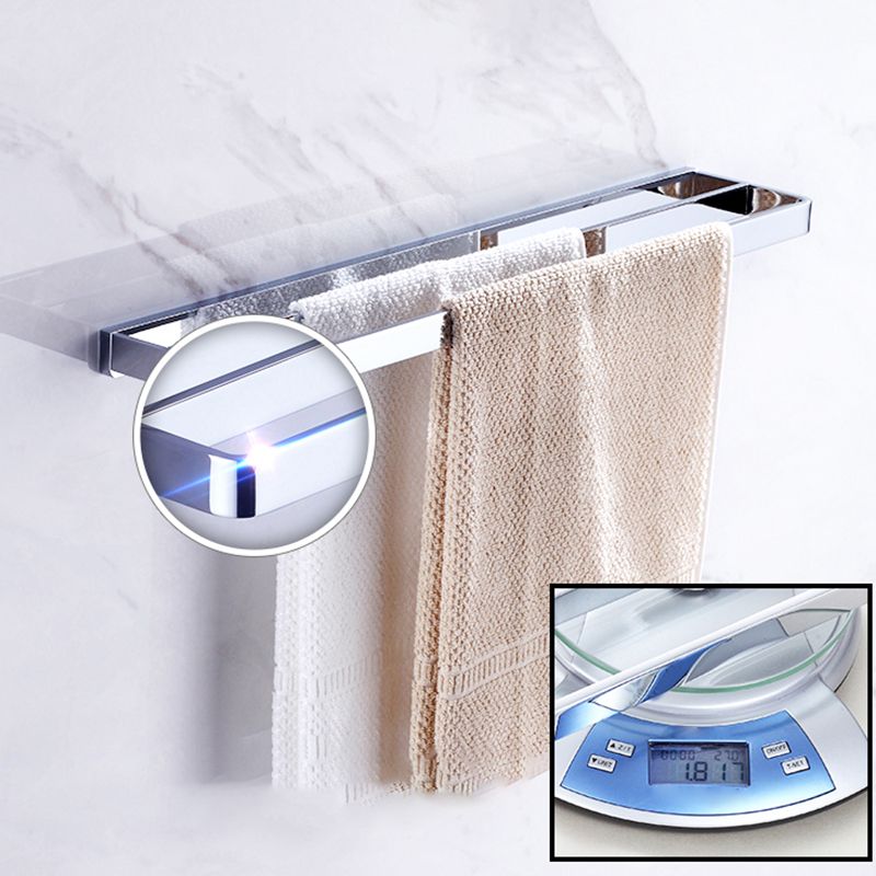 Lisslune | Polished Chrome Bathroom Accessory Set Modern Brass Bathroom Accessory Kit