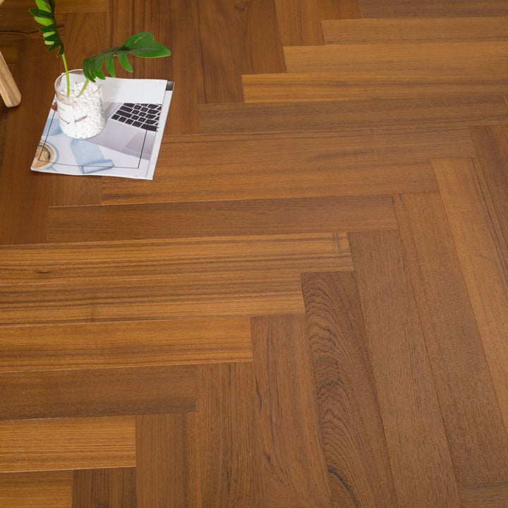 Lisslune | Retro Wood Laminate Flooring Fade Resistant Click-Lock Laminate Flooring