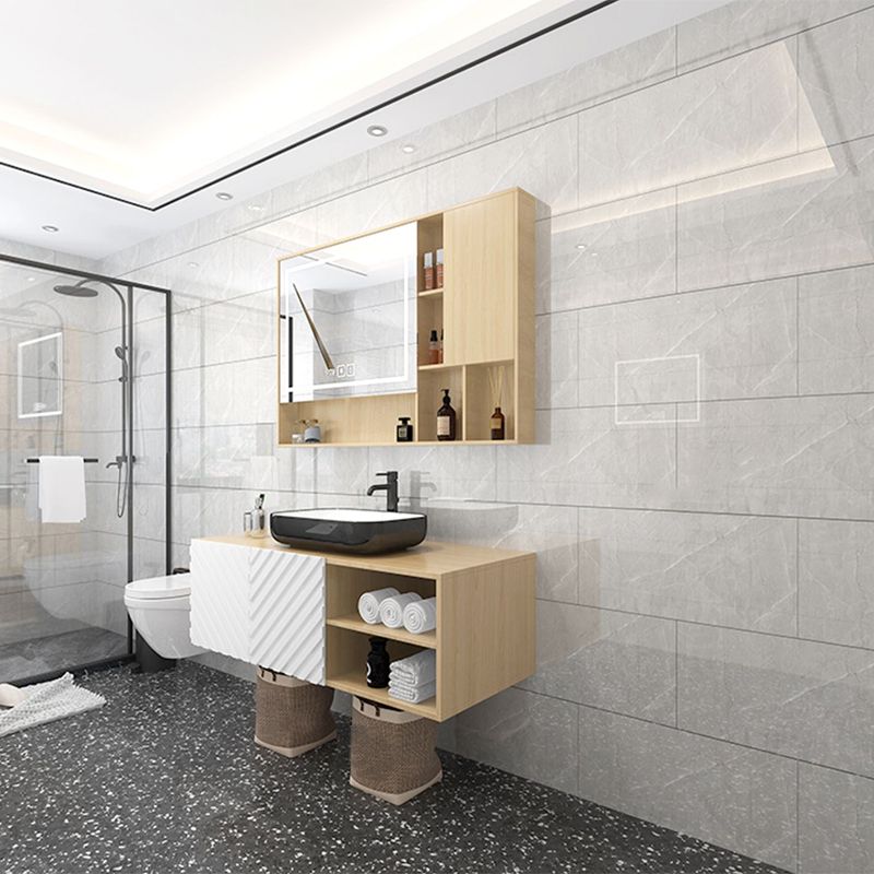 Lisslune | Modern Marbling Single Plate Waterproof Back Wall Rectangular Wall Tile