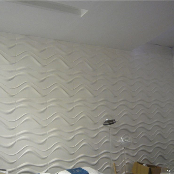 Lisslune | Modern Wall Cladding 3D Print Waterproof Peel and Stick Wall Panel