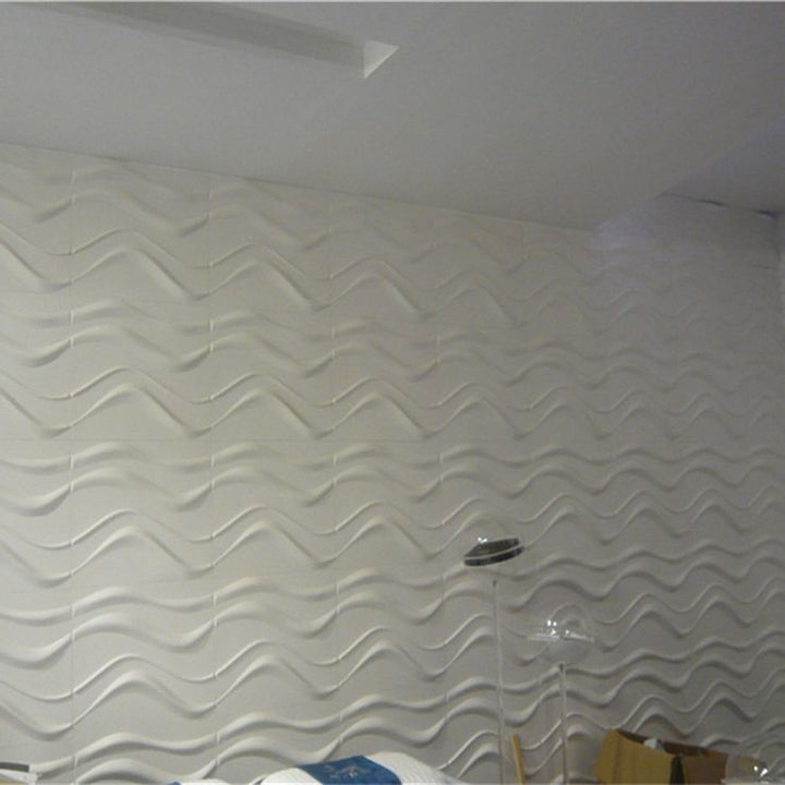 Lisslune | Modern Wall Cladding 3D Print Waterproof Peel and Stick Wall Panel