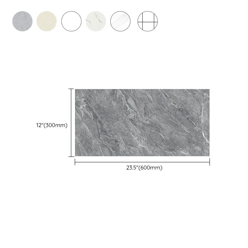 Lisslune | Single Tiles Wallpaper Plastic Rectangular Peel and Stick Tiles with Waterproof
