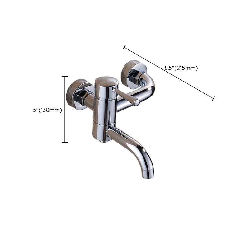 Lisslune | Popular Bathtub Faucet Swivel Spout Wall Mounted Bathtub Filler Trim