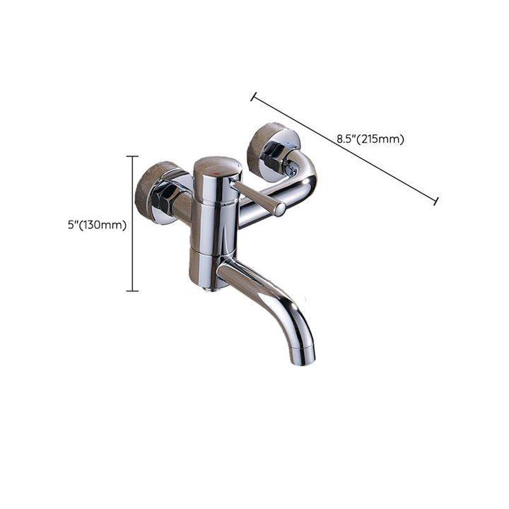 Lisslune | Popular Bathtub Faucet Swivel Spout Wall Mounted Bathtub Filler Trim