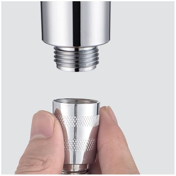 Lisslune | Metal Universal Pressure Shower Head Adjustable Water Flow Handheld Shower Head