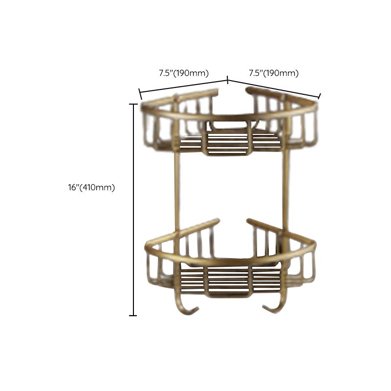 Lisslune | Traditional Brass Bathroom Accessory Set Brushed Bronze Bathroom Set