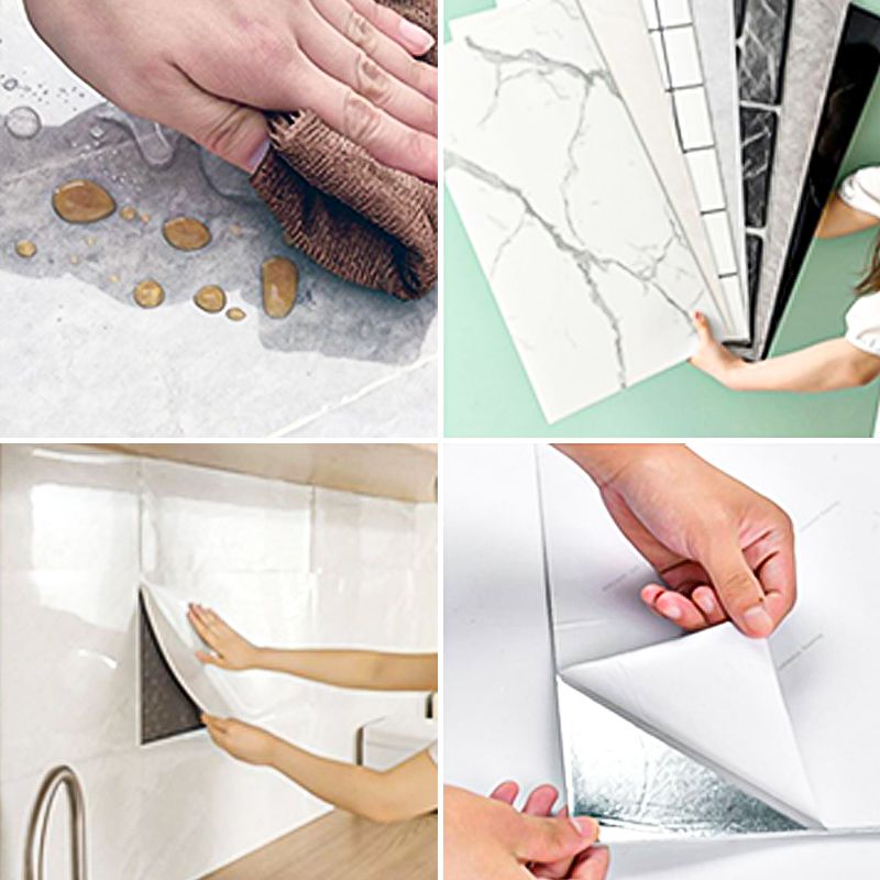Lisslune | Rectangular fireproof tile PVC Single Peel & Stick tile for Backsplash Wall