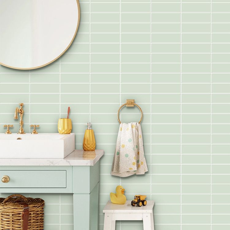 Lisslune | Peel and stick tiles Waterproof plastic rectangular peel and stick tile for the kitchen 2-pack