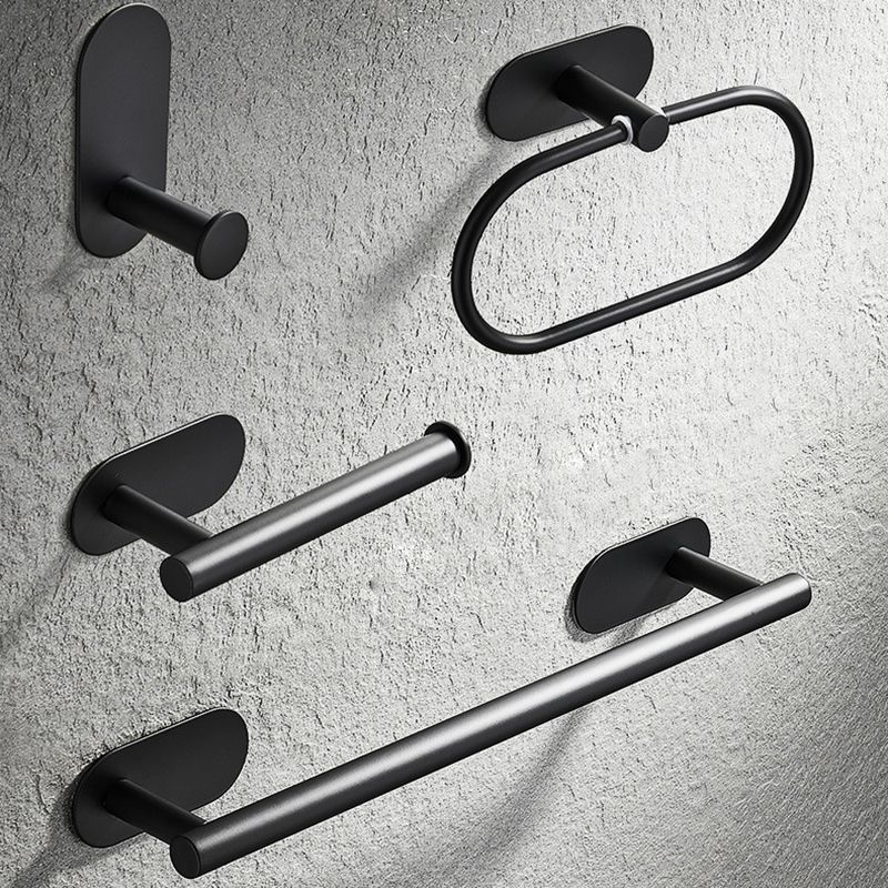 Lisslune | 4-piece traditional bathroom hardware set with towel ring/paper holder & bath towel hook