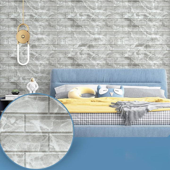 Lisslune | Industrial Wall Panel, 3D Brick Bathroom Wall Panels Set of 2