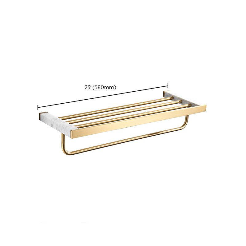 Lisslune | Metal and Marble Bathroom Accessory Individually or in Set in Gold