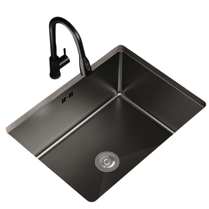 Lisslune | Contemporary Sink Set Stainless Steel Friction Resistant Sink Set for the Kitchen