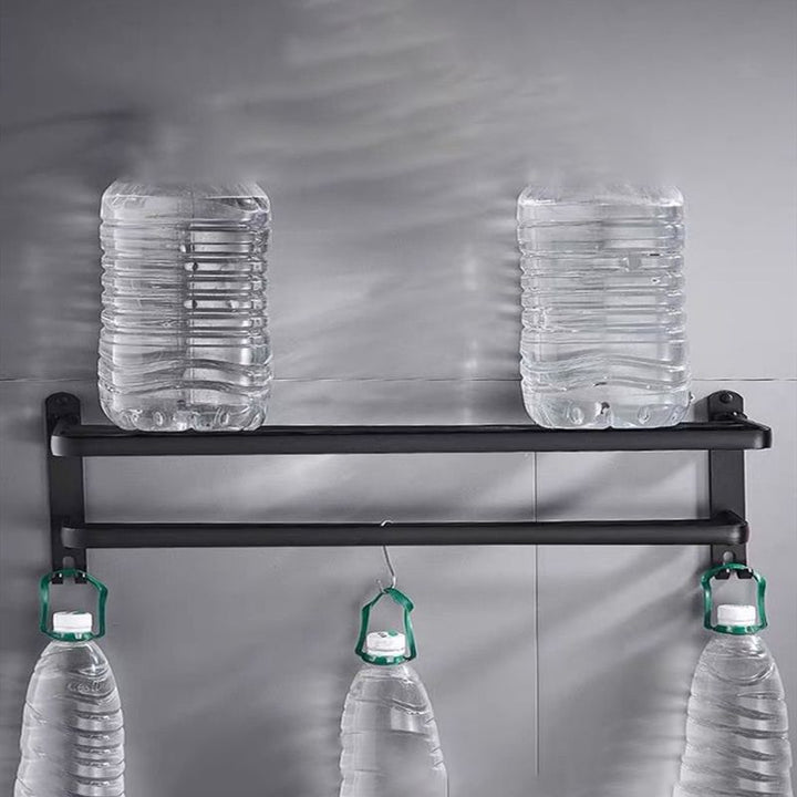 Lisslune | Modern Bathroom Accessory Set Black Soap Dish Bath Tray Bathroom Set