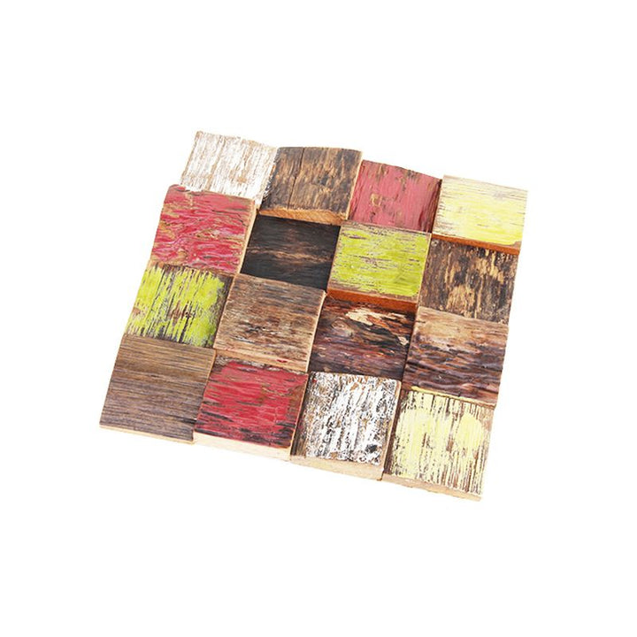 Lisslune | Wall cladding wood shiplap mosaic modern interior wall cladding
