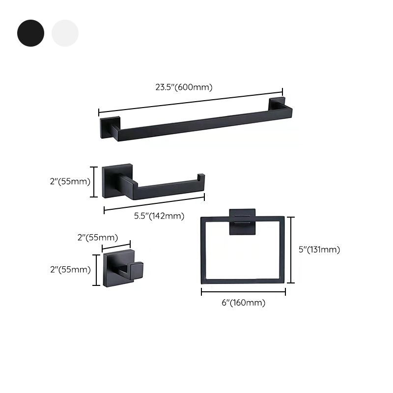 Lisslune | Stainless Steel Bathroom Accessories Single Piece or in Set Modern Bathroom Set