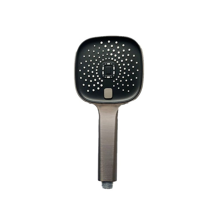 Lisslune | Black Large Shower Head Standard Spray Pattern with Hand Shower