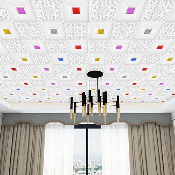 Lisslune | Modern Tin Back Wall Covering Smooth Wall Ceiling XPE Cotton Set of 1