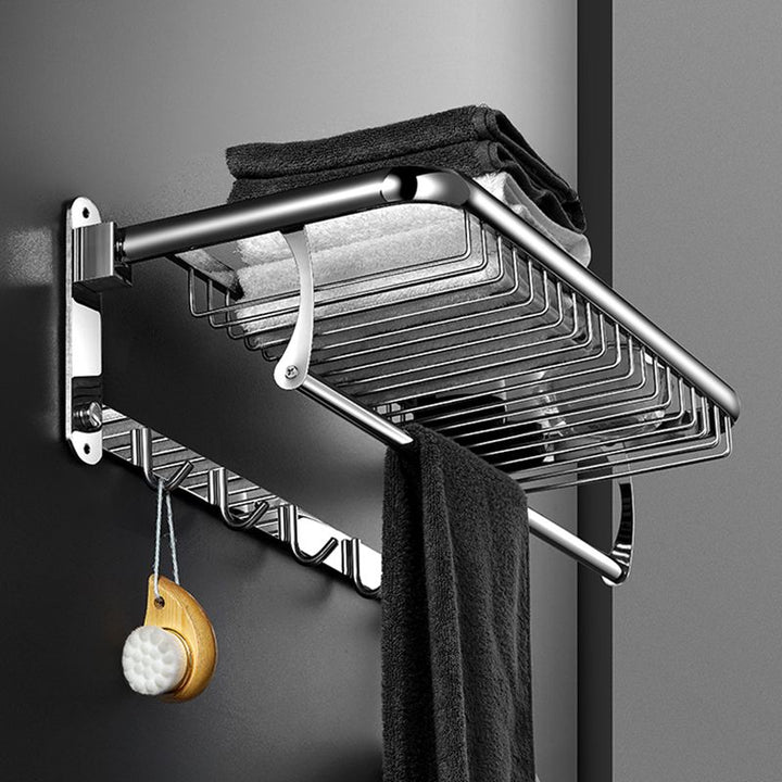 Lisslune | Minimalistic Bathroom Accessories Set Paper Holder Towel Bar Stainless Steel Bathroom Set