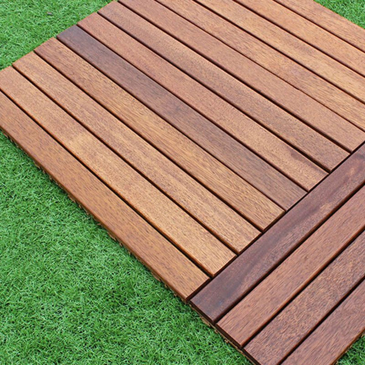 Lisslune | Wood Decking Waterproof Composite Paving Tiles