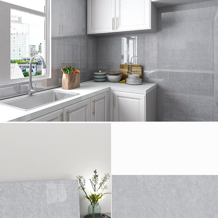 Lisslune | 30 cm X 58 cm PVC rectangular Peel & Stick subway tile kitchen and bathroom backsplash