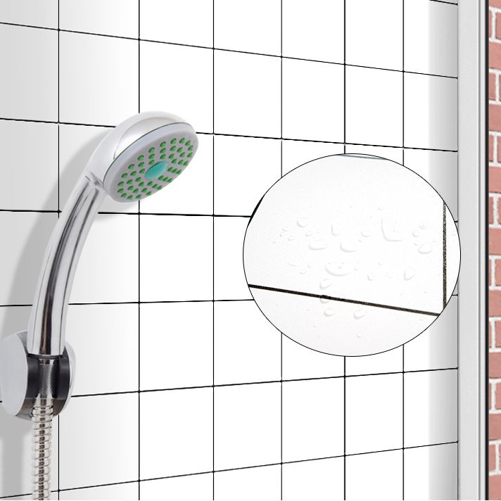 Lisslune | Square Grid Mosaic Tiles waterproof Peel-and-Stick Tile for backsplash