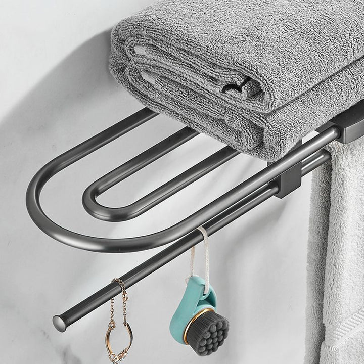 Lisslune | Modern Silver Bathroom Accessories As Individual Piece Or In Set With Towel Bar