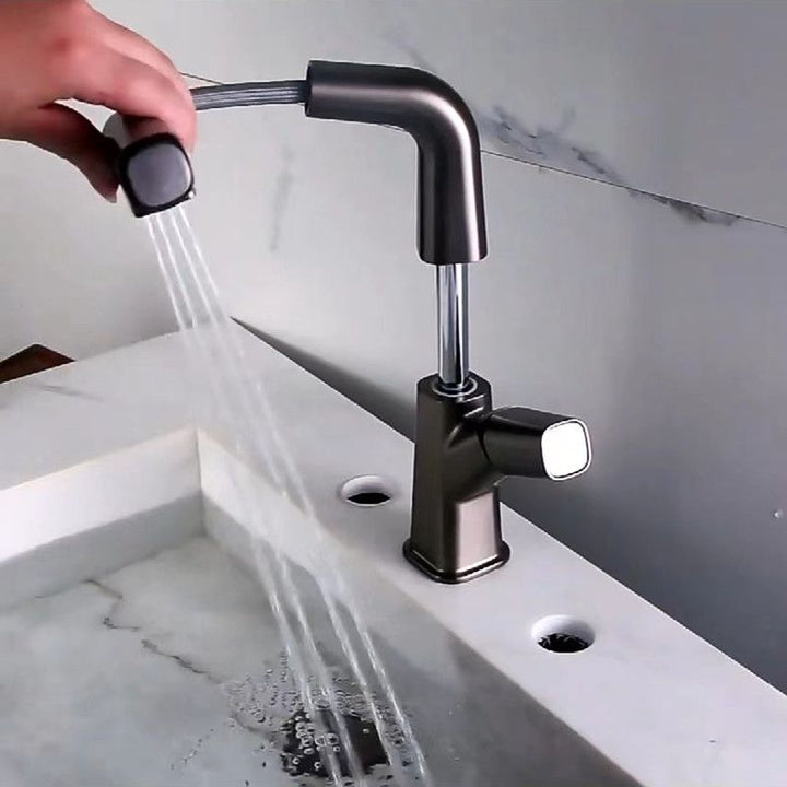 Lisslune | Single-Lever Faucet Contemporary Style Basin Faucet for Bathroom