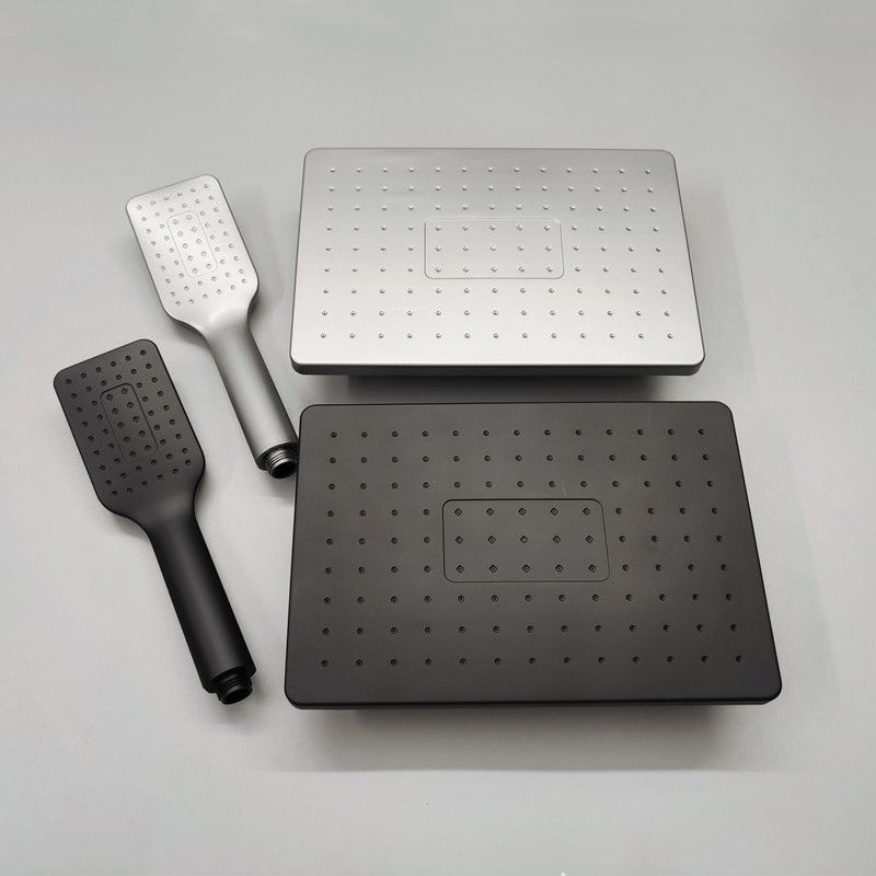 Lisslune | Rectangular Large Shower Head Standard Spray Pattern Shower Head