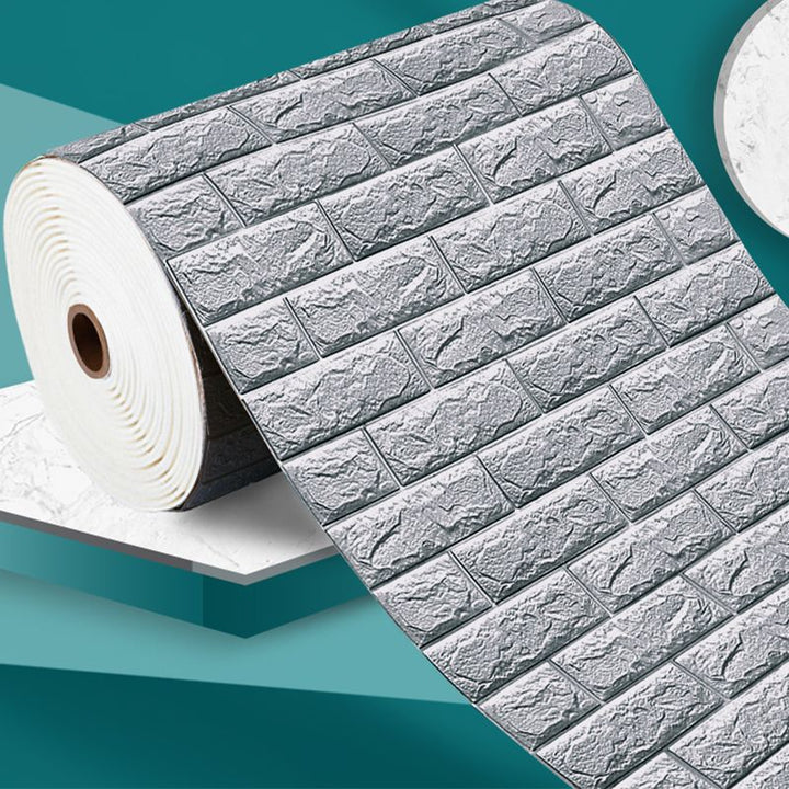 Lisslune | Modern Wall Shelf 3D Brick Bedroom and Living Room Wall Panels