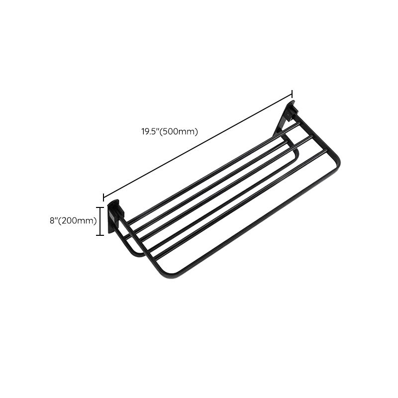 Lisslune | Modern Bathroom Accessories Set Towel Holder Black Soap Dish Bath Accessories Set