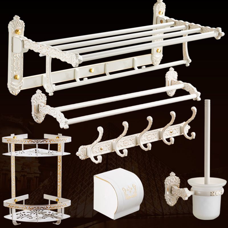 Lisslune | Traditional Bathroom Accessories Set White Bathroom Accessories Hardware Set