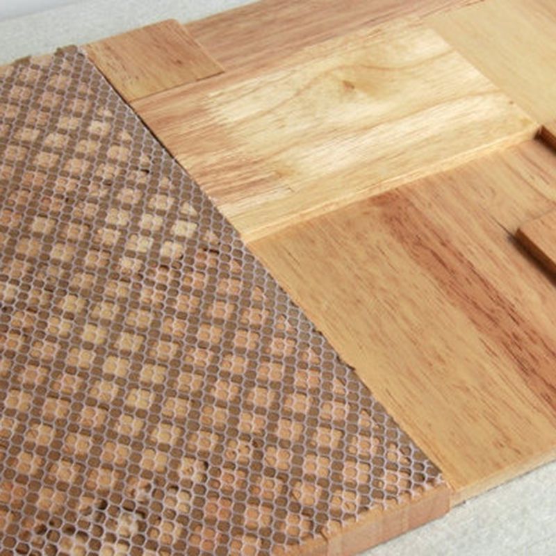 Lisslune | Mosaic Wood Wall Cladding Glue Living Room Modern Style Wood Plank