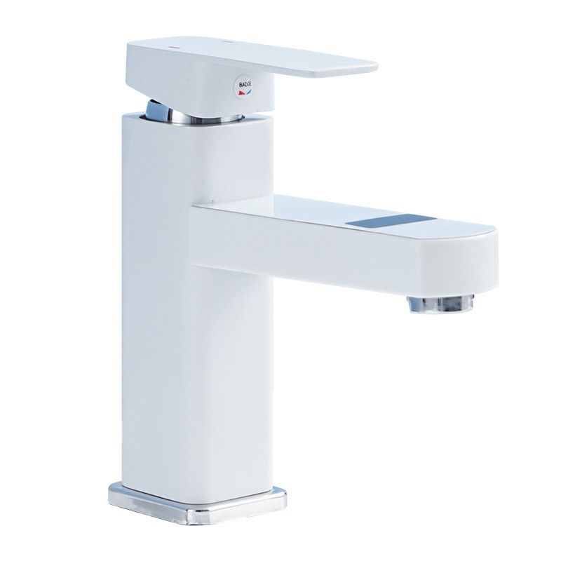 Lisslune | Contemporary sink faucet Digital display Monochrome Low arch basin Bathroom sink