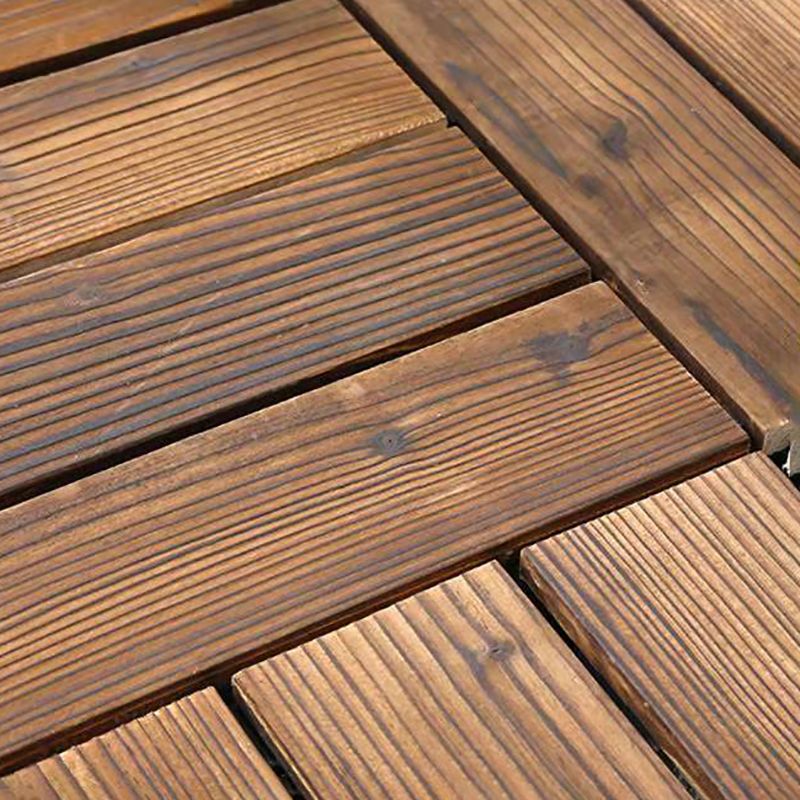 Lisslune | Wood Terrace Tiles Plug-in System Installation Outdoor Terrace Tiles